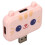 3-in-1 USB-Hub pink, USB 3.0 5 Gbit/s + 2x USB 2.0 1