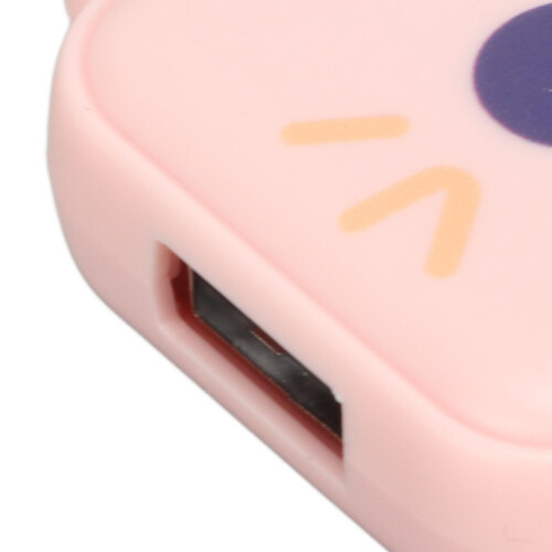 3-in-1 USB-Hub pink, USB 3.0 5 Gbit/s + 2x USB 2.0 2