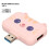 3-in-1 USB-Hub pink, USB 3.0 5 Gbit/s + 2x USB 2.0 12