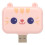 3-in-1 USB-Hub pink, USB 3.0 5 Gbit/s + 2x USB 2.0 2