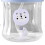 Gewichteter Strohhalm-Sippy-Becher 250 ml 16,5  6,5 cm Blau 1
