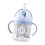 Gewichteter Strohhalm-Sippy-Becher 250 ml 16,5  6,5 cm Blau 12