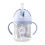 Gewichteter Strohhalm-Sippy-Becher 250 ml 16,5  6,5 cm Blau 2