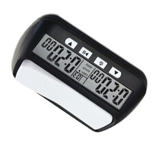 YS 902 Schwarze Schachuhr Timer 14x8.8x4.5cm 2xAAA
