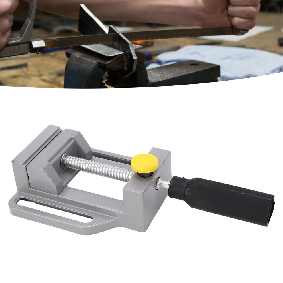 Drill Press Vise Aluminium Alloy Mini Machine Bench Clamping Flat Vise Tool For Processing 8761319235256