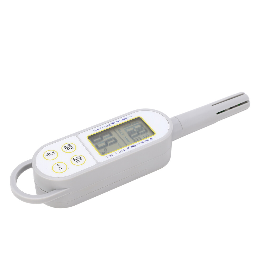 Indoor Temperature Humidity Meter Digital Dry Wet Thermometer Handheld Hygrometer with Battery