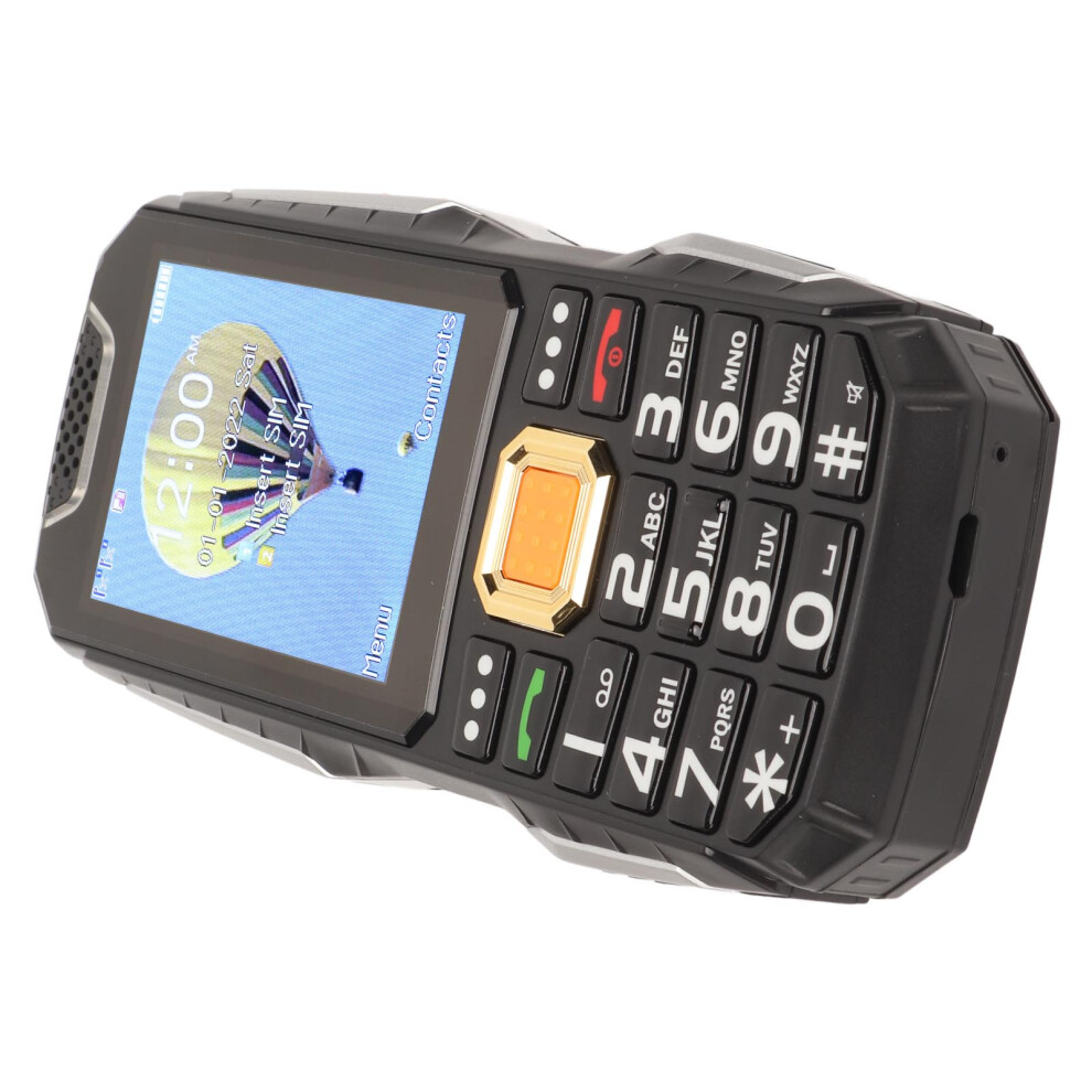 2G Senior Cellphone 2.8In Hd Screen 3D Big Button Dual Card Senior Cellphone With Flashlight Black 8031319249868