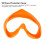 PICO 4 VR Silikon-Gesichtsabdeckung orange, wasserdicht 11