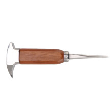 Edelstahl 304 Eisbrecher Buche-Griff 6.6oz