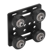 Aluminiumprofil-Riemenscheibe für V-Slot-Schiene, 4er-Set
