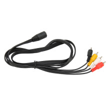 5-poliges DIN-auf-4xRCA Kabel 1,5 m - Adapter für CD/Verstärker/Lautsprecher