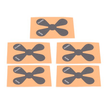 5Pcs 2 In1 5G EMF Protection Cell Phone Stickers Anti Radiation Stickers for IPhone Laptop Tablets All Electronic Devices