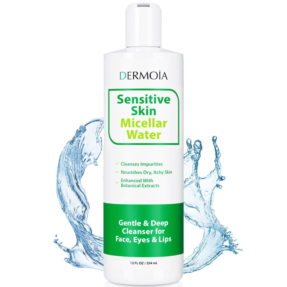 Dermoia Ecz Ma Eau Micellaire - Nettoyant Pour Le Visage Doux Et D M Nagement De Maquille-image