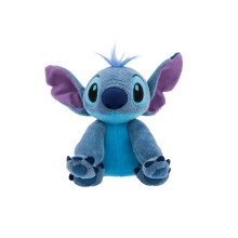 Mini saco de feijo oficial da Disney Store Plushies - Stitch - Animal de pelcia fofo com escultura detalhada Caractersticas bordadas Brinquedo