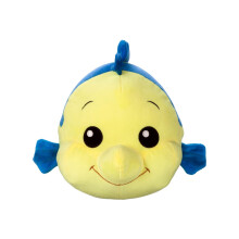 Disney Store Boneca de pelcia oficial das princesas amigas (linguado da pequena sereia) Pequenos bichinhos de pelcia com recursos bordados Brin
