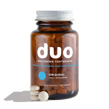 Duo Toothpaste Tablets | Nano-Hydroxyapatite (nHa) Natural Whitening Remineralize Reduce Sensitivity | Sustainable & Plastic Free | Dentist Cre