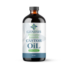 Genesis-Rizinusl, USDA-zertifiziert, biologisch, 100 % rein, kaltgepresst, hexanfrei. Stimulieren Sie das Wachstum von Wimpern, Augenbrauen und Haar