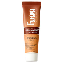 FYGG Nano Hydroxyapatite Mini Dentifricio da viaggio | Swirl al cioccolato (.7 oz) - fluoruro e sLS pasta libera con idrossiapatite - NHA per denti s