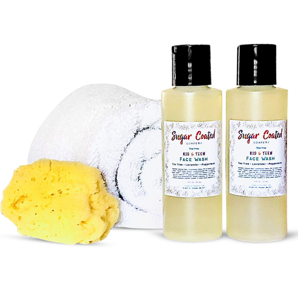Pielegnacja Skry Dla Nastolatkw Dzieci Plyn Do Mycia Twarzy Srodek Do Mycia Twarzy Kid Teen Mydlo Bez Lez Delikatne Leczenie Tradziku Codzienni-image