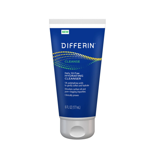 Differin, Täglicher Ölfreier Feuchtigkeitsspendender Reiniger, 6 fl oz (177 ml)