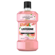 Listerine Zero Alcohol Mouthwash Oral Rinse Kills up to 99% of Bad Breath Germs Limited Edition Grapefruit Rose Flavor 500 mL