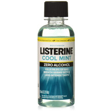 Listerine Cool Mint Zero Alcohol Mundskyl 3,2 oz (pakke med 2)