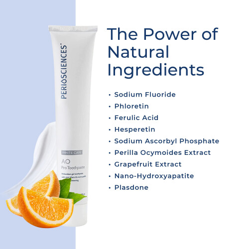 PerioSciences AO Pro Post Whitening Toothpaste with Nano Hydroxyapatite Remineralizing 3 fl oz / 90ml 2