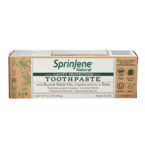 SprinJene White Boost Natural  Cavity Protection Toothpaste 1
