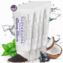 Dentifricio libero di fluoro sprinjene per denti sensibili e respiro fresco di gomma aiuta a secco dentifricio naturale non fluoruro per SL adulti se