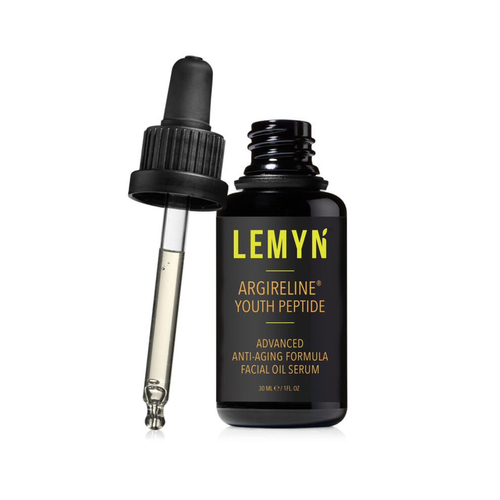 Lemyn Organics Argireline Peptydowe Serum Do Twarzy Z Peptydami Mlodosci | Przeciwstarzeniowe Nawilzanie I Ujedrnianie | Swiezo Wykonana Pielegnacja-image
