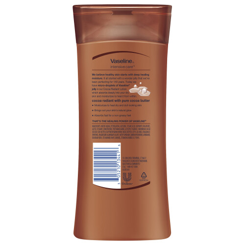 Vaseline Loo para mos e corpo Vaseline Intensive Care Cocoa Radiant 10 onas Pacote de 4 1