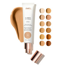 toty. - Ilumina CC Cream SPF 50+ 100 % mineralische Farbkorrekturcreme - Foundation mit mittlerer Deckkraft und Breitband-Sonnenschutz fr das Gesich