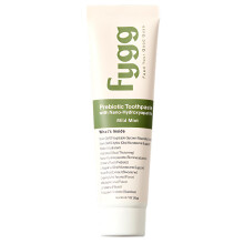 FYGG Travel Fluoruro Mini Pasta de dientes (0.7 oz) nano hidroxiapatita (menta suave) | Dentista recomendado - para remineralizar el blanqueamiento y
