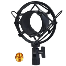 Etubby 42-47mm Microfoon Shock Mount met Metaal Schroefadapter, Verstelbare Antivibratie