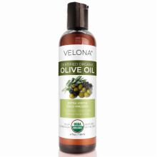 Organiczna oliwa z oliwek z certyfikatem Velona USDA - 4 Fl Oz | 100% czysty i naturalny olej nosnikowy | Extra Virgin, nierafinowane, tloczone n