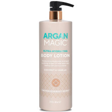 Argan Magic Ultra-Hydrating Coconut & Vanilla Body Lotion mit Hyaluronsure fr trockene Haut Nhrt die Haut, stellt die Feuchtigkeit wieder he