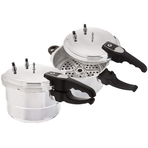 Uniware 11litrov hlinkov tlakov hrnec s naparovacem [1050-28]