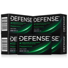 Defense Soap 5er Pack Naturseife mit Pfefferminze für Männer | Hergestellt von Wrestlern mit Teebaum- und Eukalyptusöl