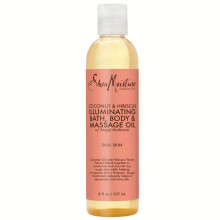 Shea Moisture Olejek do masazu i olejek do masazu z kokosa i hibiskusa do skry suchej Olejek do kapieli z olejkiem kokosowym i olejkiem z witamina E
