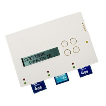 BestDuplicator - Duplicatore di memoria flash portatile con copia 1:2 da 1 a 2 schede SD/MicroSD.