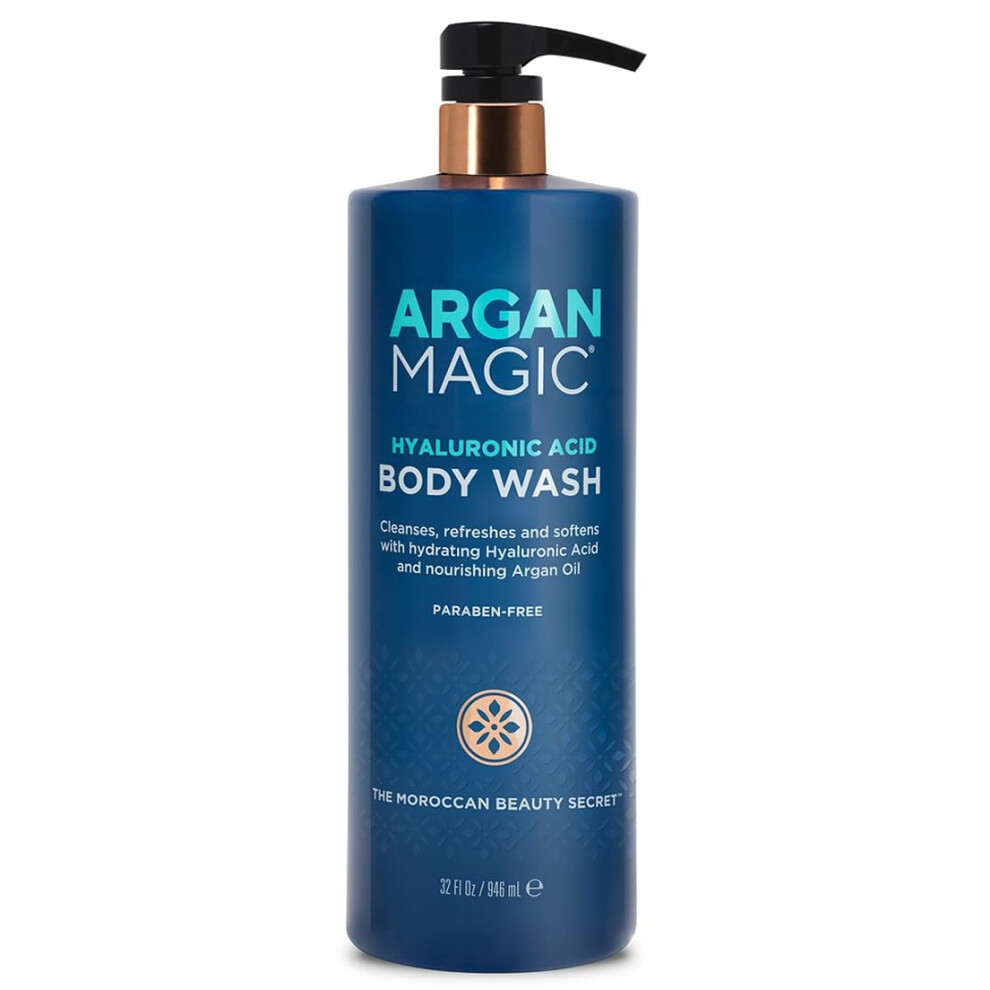 Argan Magic Hyaluronic Acid Body Wash - Nettoyez Les Rafra Chissements Et Les Adoucisse Avec De L'acide Hyaluronique Hydratant Et De L'huile D'ar-image
