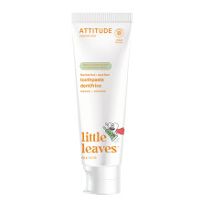 ATTITUDE Fluoridfreie Zahnpasta Pflanzliche und mineralische Inhaltsstoffe Vegan Tierversuchsfrei und zuckerfrei Mango 4,2 oz