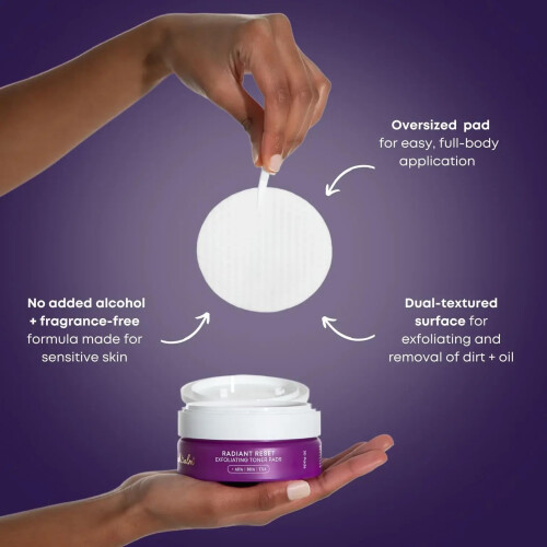 Bushbalm Ρουτίνα Λάμψης - Gel Λάμψης After Dark & Πατάκια Απολέπισης για Ευαίσθητες Περιοχές 1