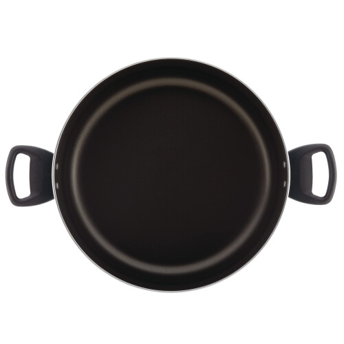 Farberware Farberware Cookware Antihaft-Suppentopf mit Deckel, 10,5 Quart, Schwarz 1