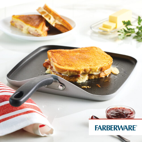 Farberware Farberware Cookstart Diamondmax Square     carr    Square Deep Grill / plaque de plaque lave-vaisse 1