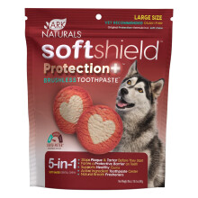 ARK NATURALS Soft Shield Protection+ Brstenlose Zahnpasta zum Kauen von Hunden fr groe Rassen, stoppt Plaque und Zahnstein und erfrischt den Atem