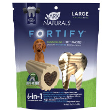 Ark Naturals Fortify brstenlose Zahnpasta 18-Unzen-Beutel fr groe Rassen Zahnkauartikel fr Hunde mit Kalzium-Omega-Fettsuren und Rindermarkz