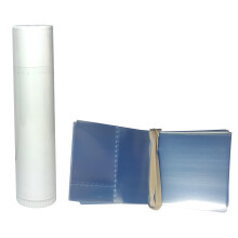 Schrumpfband fr Lippenbalsam, passend fr Lippenbalsamrhrchen im Chapstick-Stil, 50er-Set