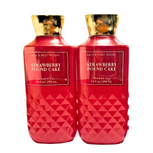 Drkov sada sprchovho gelu Bath & Body Works po 2 10 oz (jahodov dort)