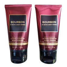 Bath & Body Works Cestovn velikost Ultimtn hydratacn telov krmy: Bourbon 2,5 oz Sada 2 kusu